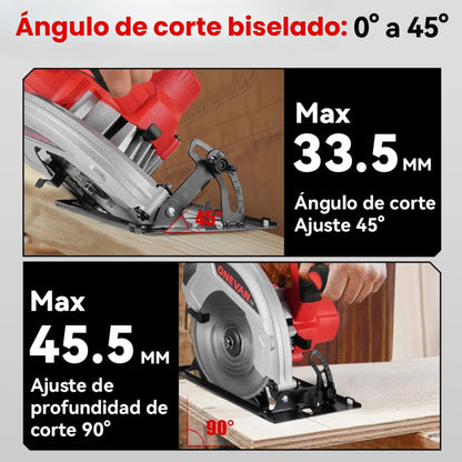 SIERRA CIRCULAR INALÁMBRICA 4000 W